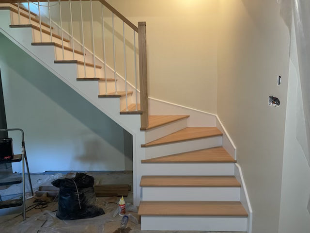 Marche d'escalier de bois