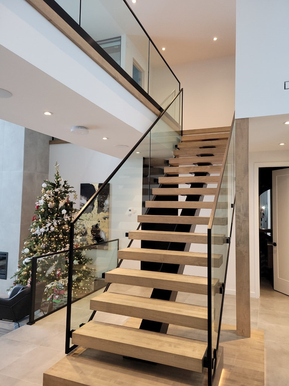 Marche d'escalier de bois